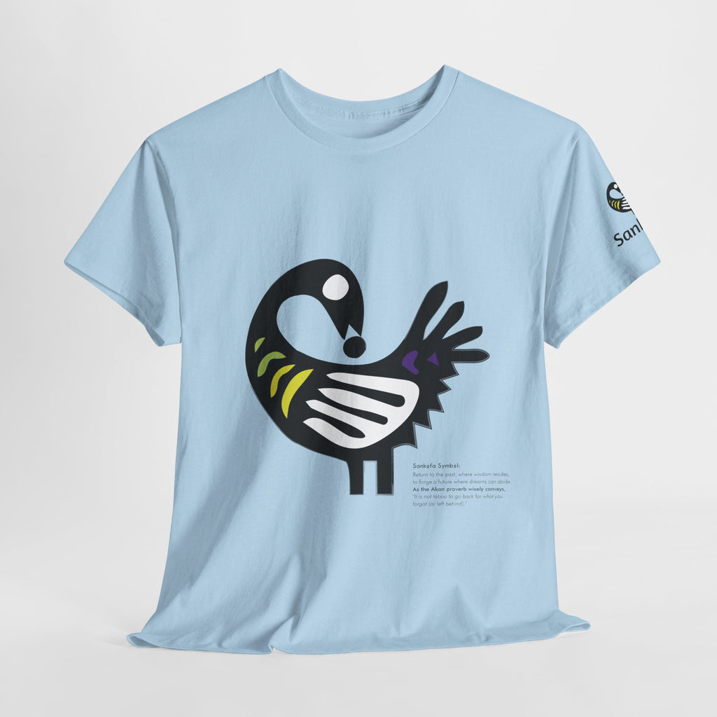 T-shirt - Sankofa [B/Y] - Light-Tone Text Edition