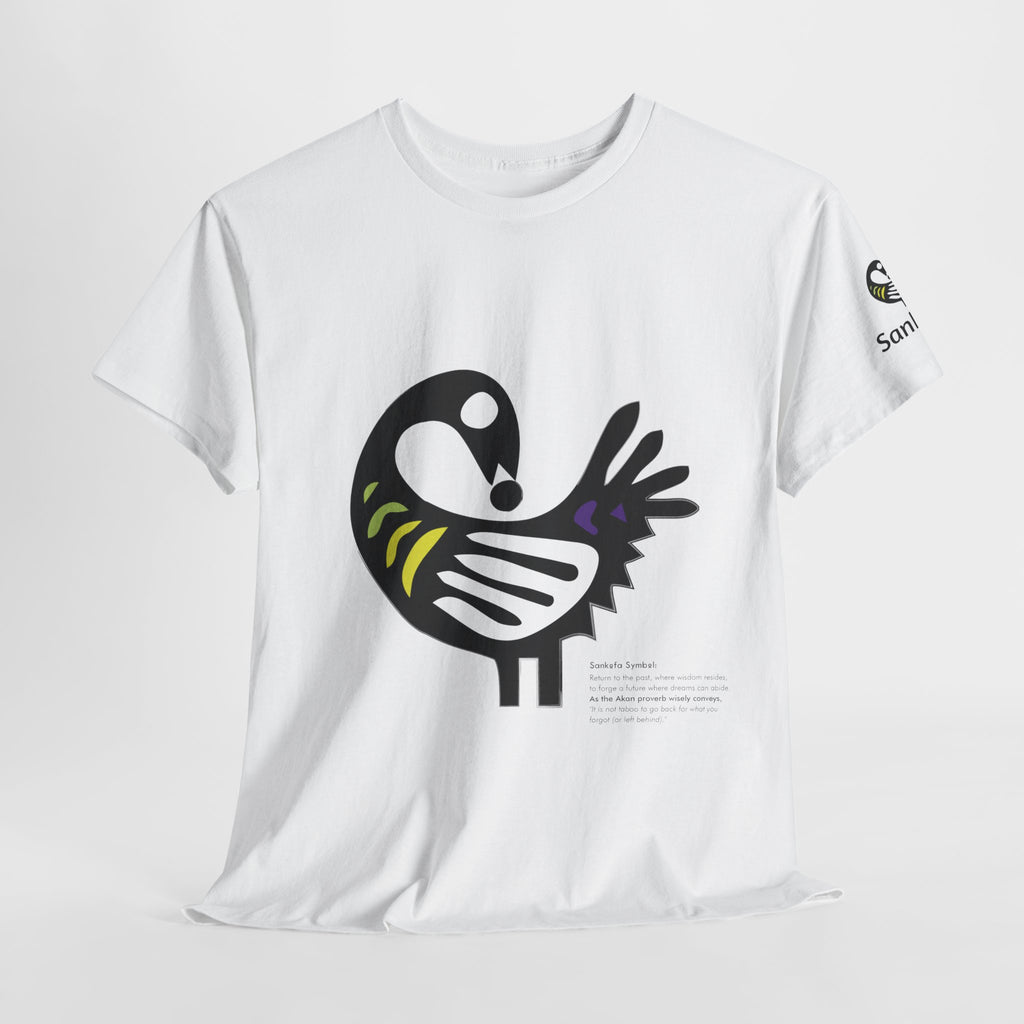 T-shirt - Sankofa [B/Y] - Light-Tone Text Edition