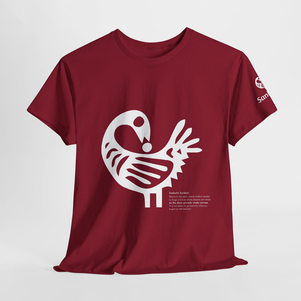 T-shirt - Sankofa - Dark-Tone Text Edition