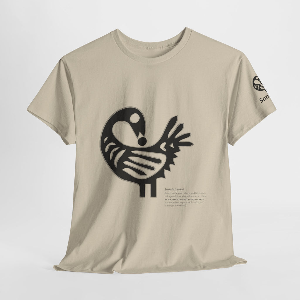 T-shirt - Sankofa - Light-Tone Text Edition