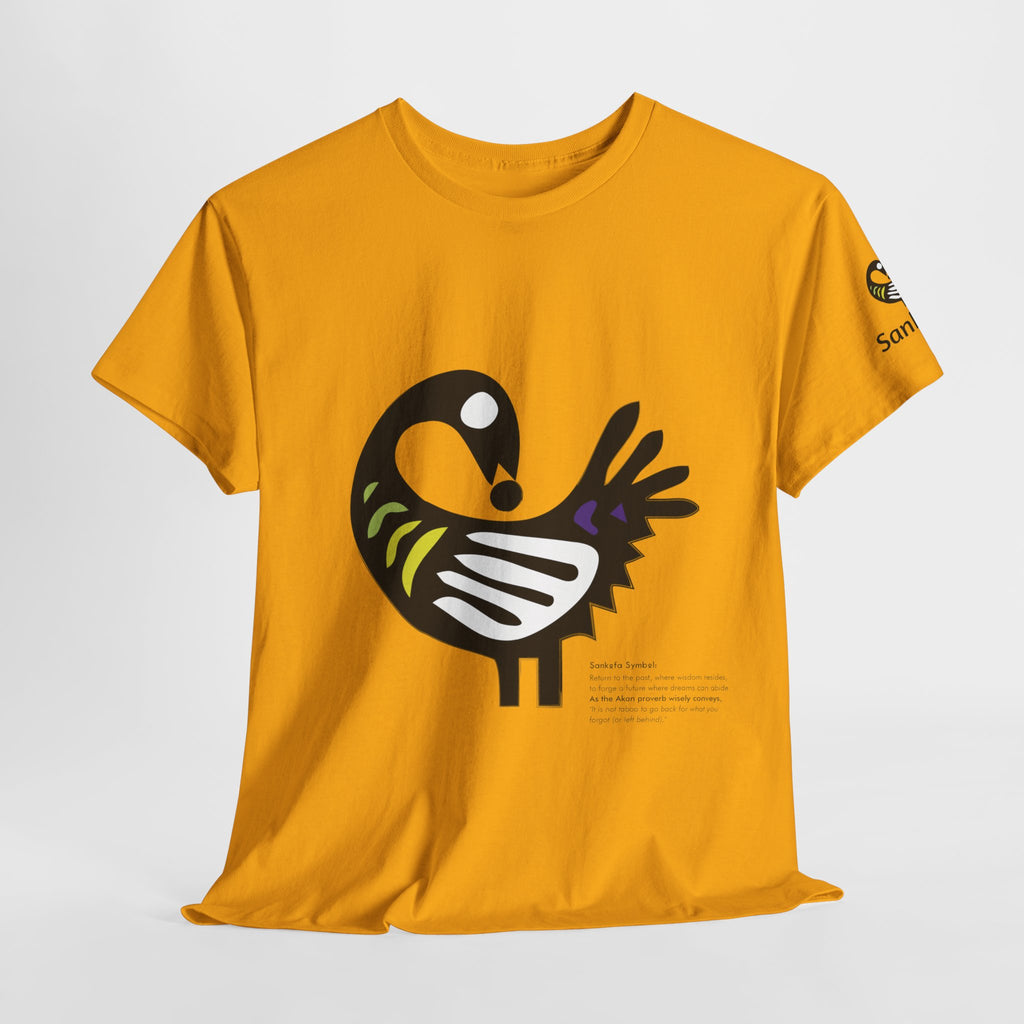 T-shirt - Sankofa [B/Y] - Light-Tone Text Edition